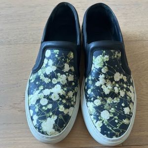 GIVENCHY leather floral print sneakers Size 11